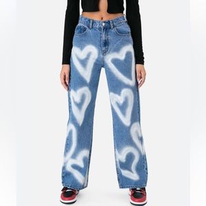 Adika heart jeans size XS
